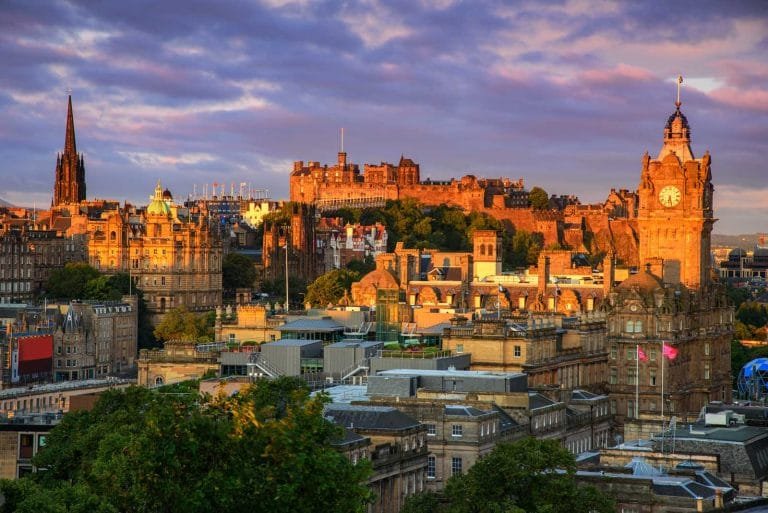 Edinburgh, Scotland, where comparing Care Inspectorate vs CQC registration starts for services north of the border