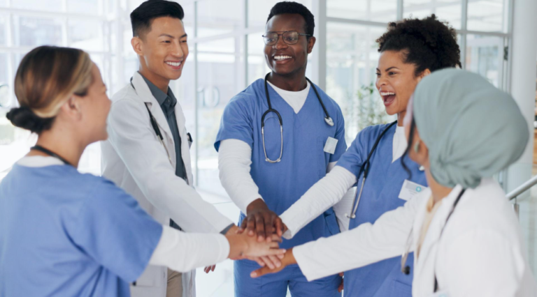 The Cura Compliance clinical team in a huddle